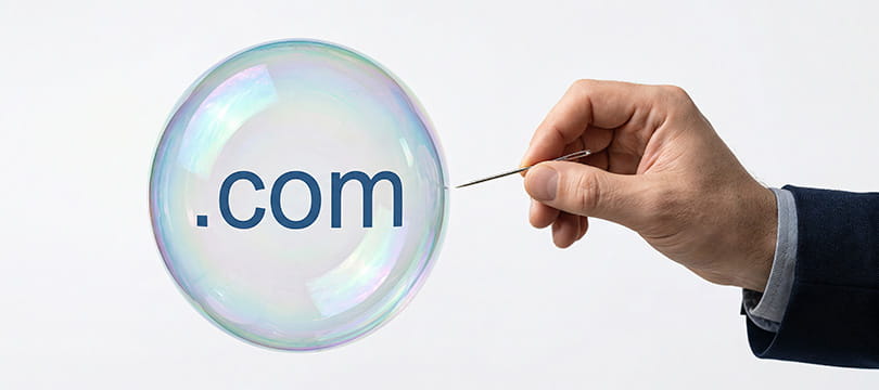 Immagine La Bolla Dot-Com del 2000: Il Boom e il Crash di Internet